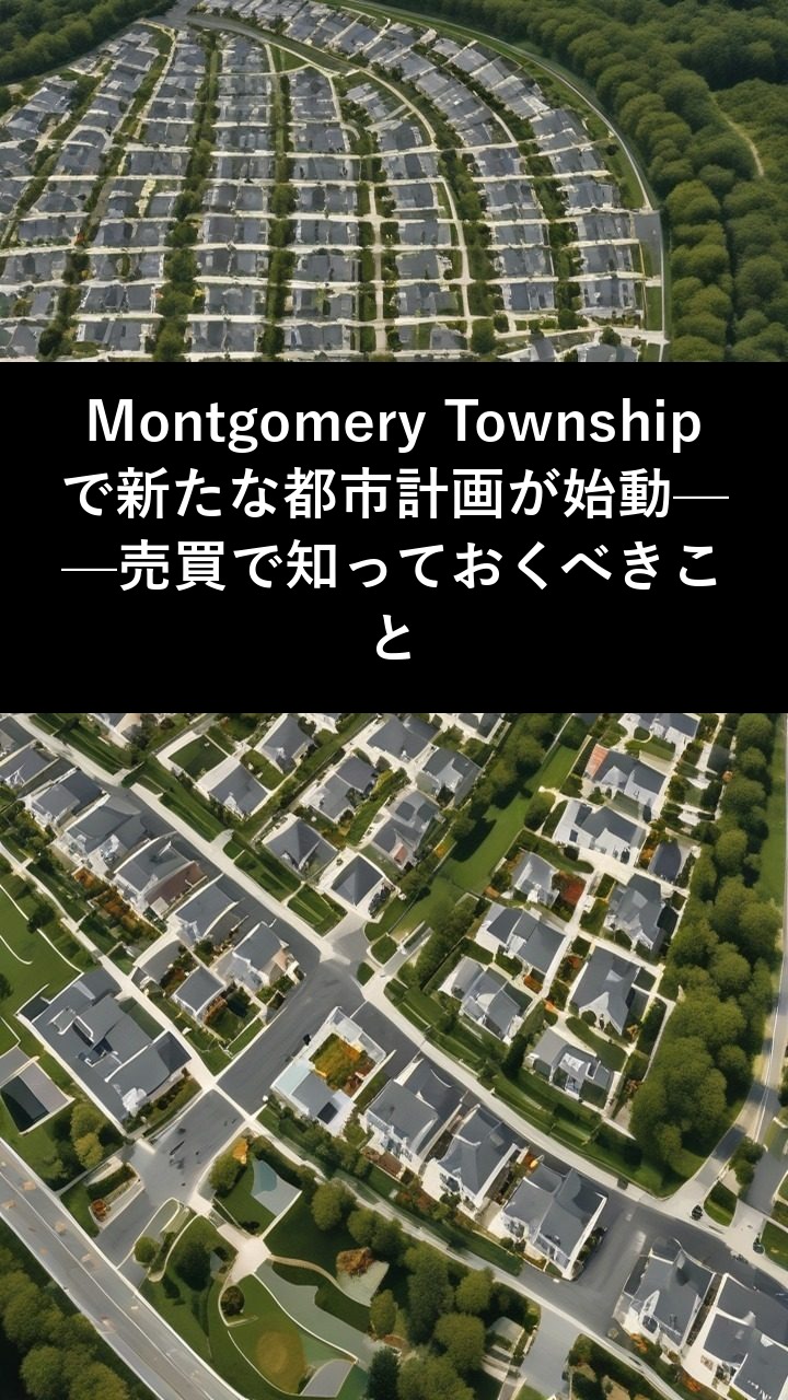 Montgomery Townshipで新たな都市計画が始動、売買で知っておくべきこと