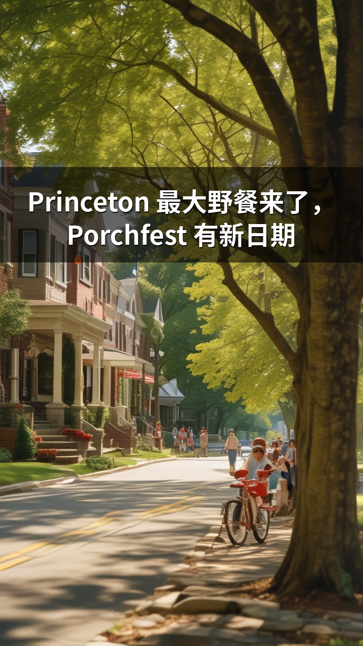 Princeton 最大野餐来了，Porchfest 有新日期