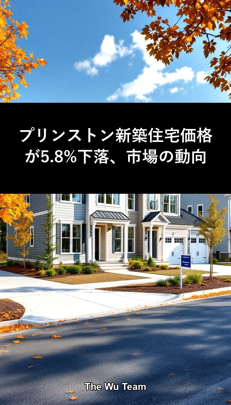 プリンストン新築住宅価格が5.8%下落、市場の動向