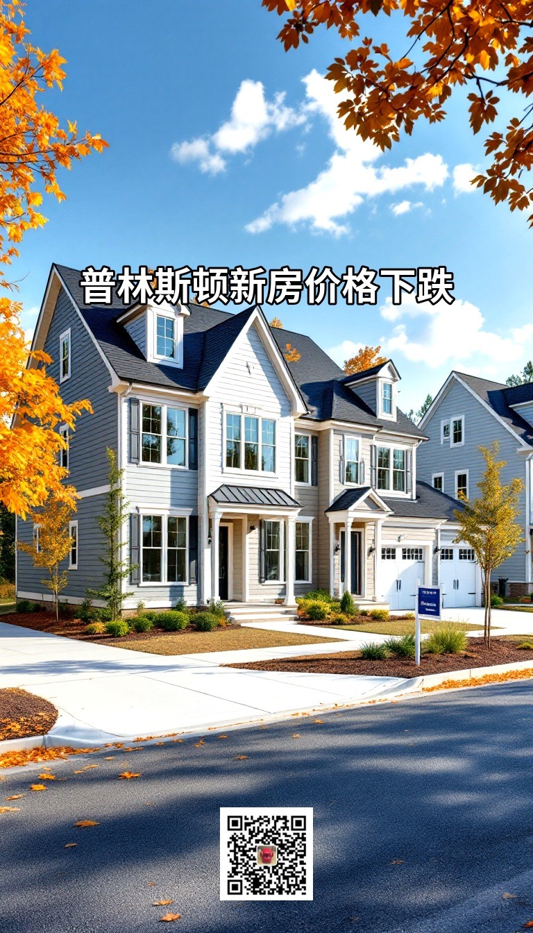 普林斯顿新建房价下跌5.8%的市场景象