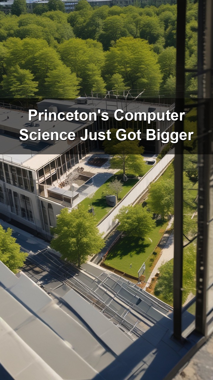 Princeton University just broke ground on Eric and Wendy Schmidt Hall, a transformative expansion that will more than double the footprint of computer science on campus.