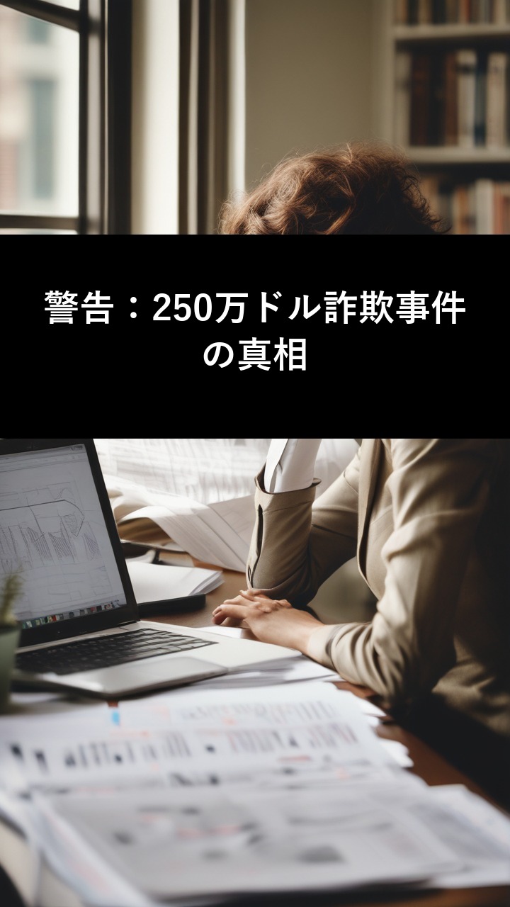 警告：250万ドル詐欺事件の真相