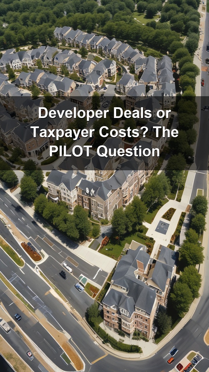 PILOT agreements with developers can significantly impact your property taxes, school funding, and community services. Here's what Greater Princeton homeowners should understand about how these deals actually work.