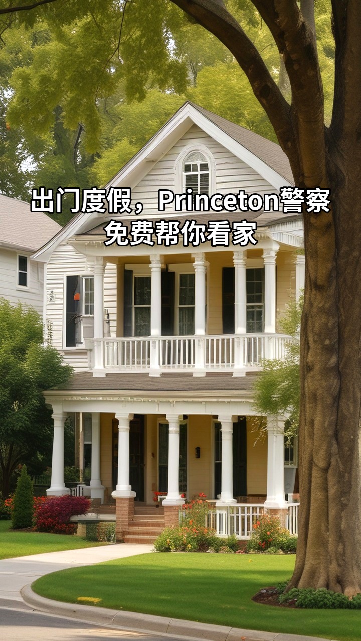 出门度假，Princeton警察免费帮你看家
