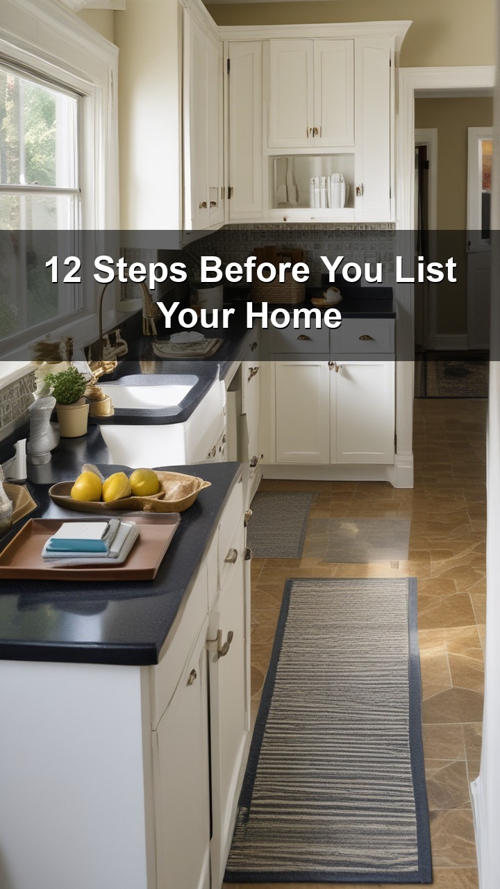Ready to sell? The 12 steps you take before listing your home can mean the difference between a quick sale at top dollar and months on the market.