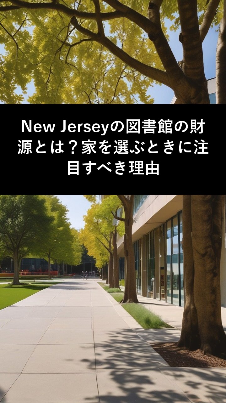 New Jerseyの図書館の財源とは？家を選ぶときに注目すべき理由