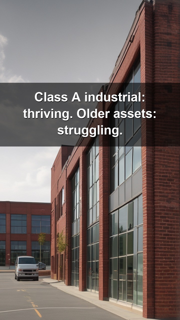 New Jersey's industrial real estate market just showed a sharp split: Class A warehouse space is tightening fast, while older assets are losing momentum.