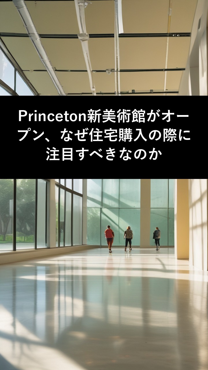 Princeton新美術館がオープン、なぜ住宅購入の際に注目すべきなのか