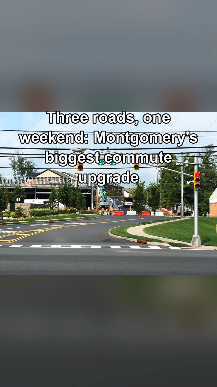 Major infrastructure shift coming to Montgomery this weekend: three new roads are opening, and the Route 206/518 intersection is about to get significantly busier.