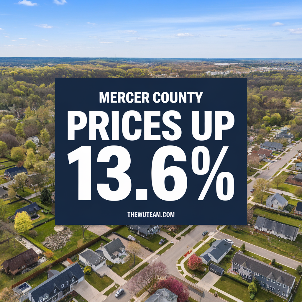 Mercer County Median Home Prices Rose 13.6% Year-Over-Year in February 2026