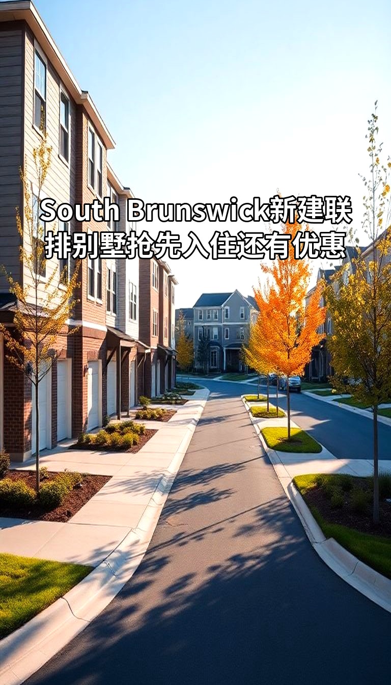 South Brunswick新建联排别墅抢先入住还有优惠
