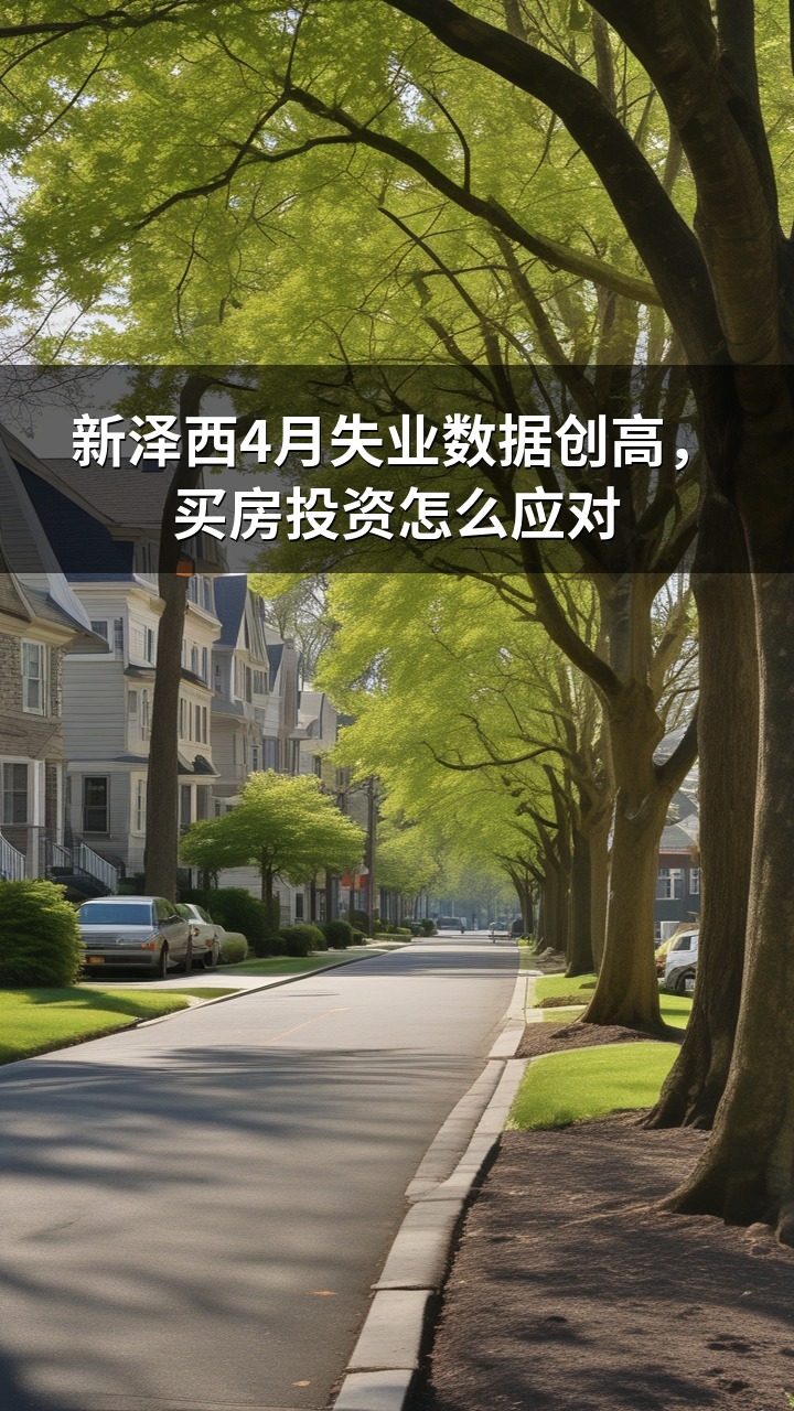 新泽西4月失业数据创高，买房投资怎么应对