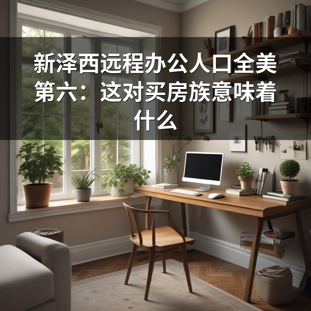 新泽西远程办公人口全美第六：这对买房族意味着什么