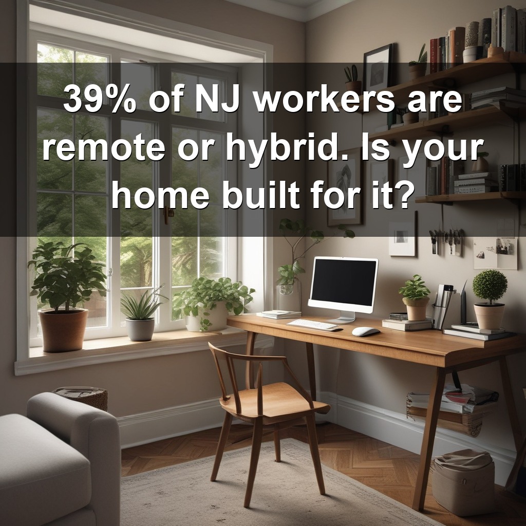 New Jersey ranks sixth nationally for remote and hybrid work—with 39% of full-time employees no longer commuting daily. That shift is fundamentally changing what buyers prioritize in the Greater Princeton area.