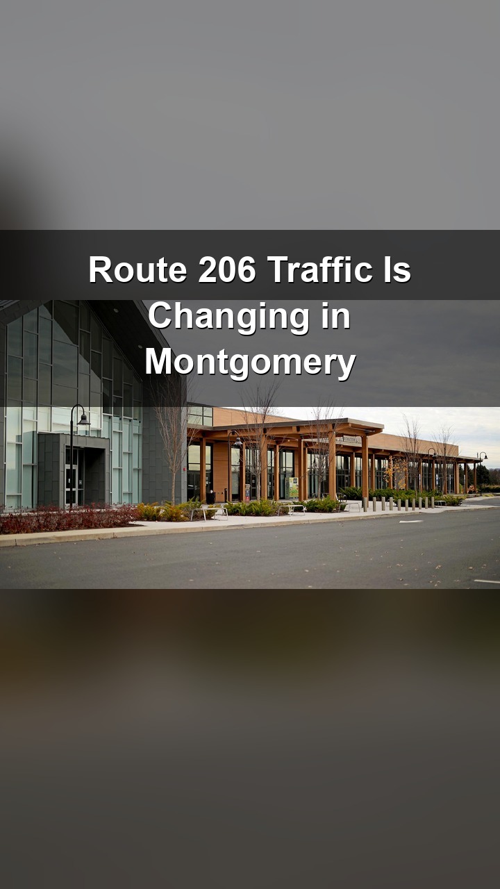 Montgomery Township is getting a major traffic redesign. New loop roads on Route 206 will eliminate direct left turns to Route 518, redirecting drivers through local roads instead.