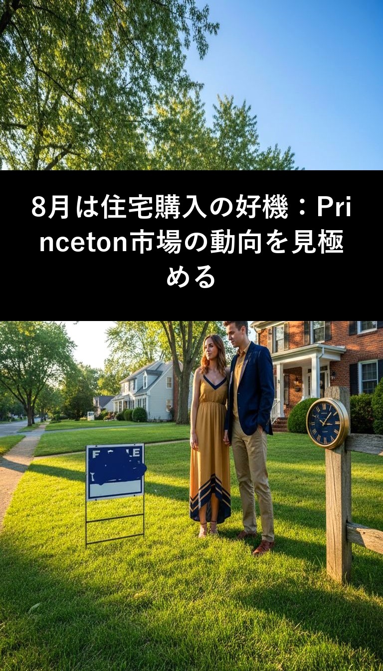 8月は住宅購入の好機：Princeton市場の動向を見極める