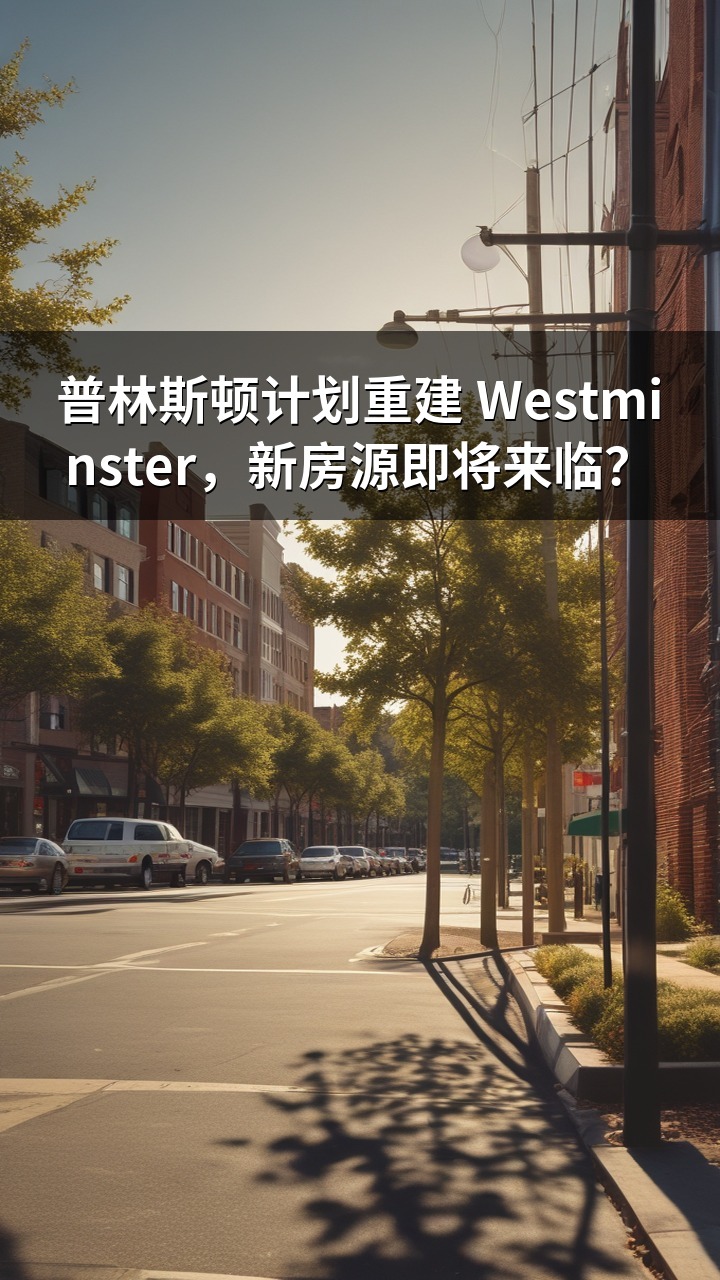 普林斯顿计划重建 Westminster，新房源即将来临？