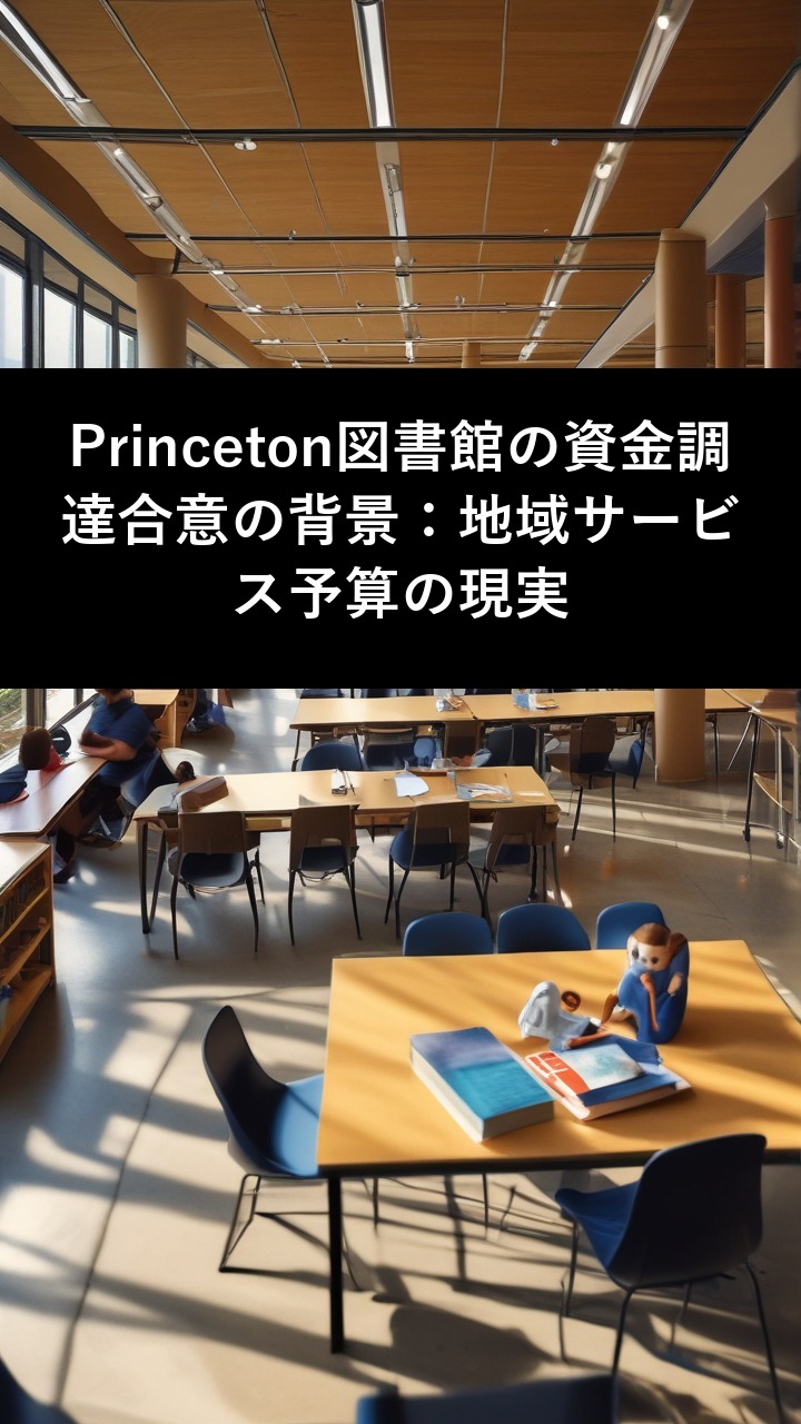 Princeton図書館の資金調達合意の背景：地域サービス予算の現実