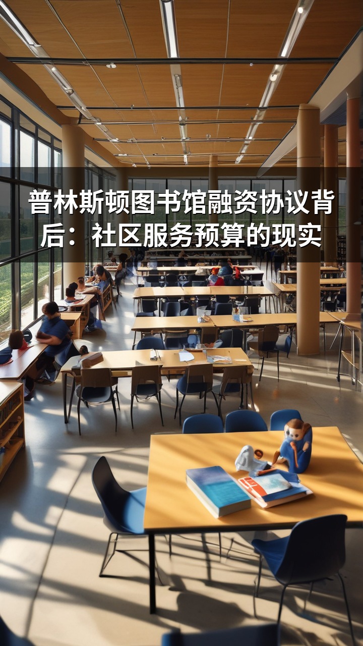 普林斯顿图书馆融资协议背后：社区服务预算的现实