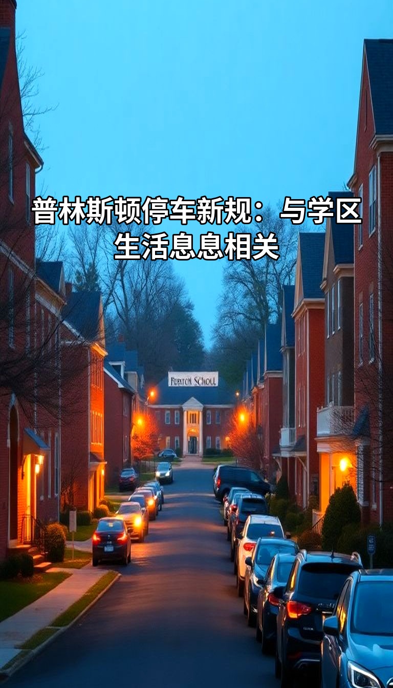 普林斯顿停车新规：与学区生活息息相关