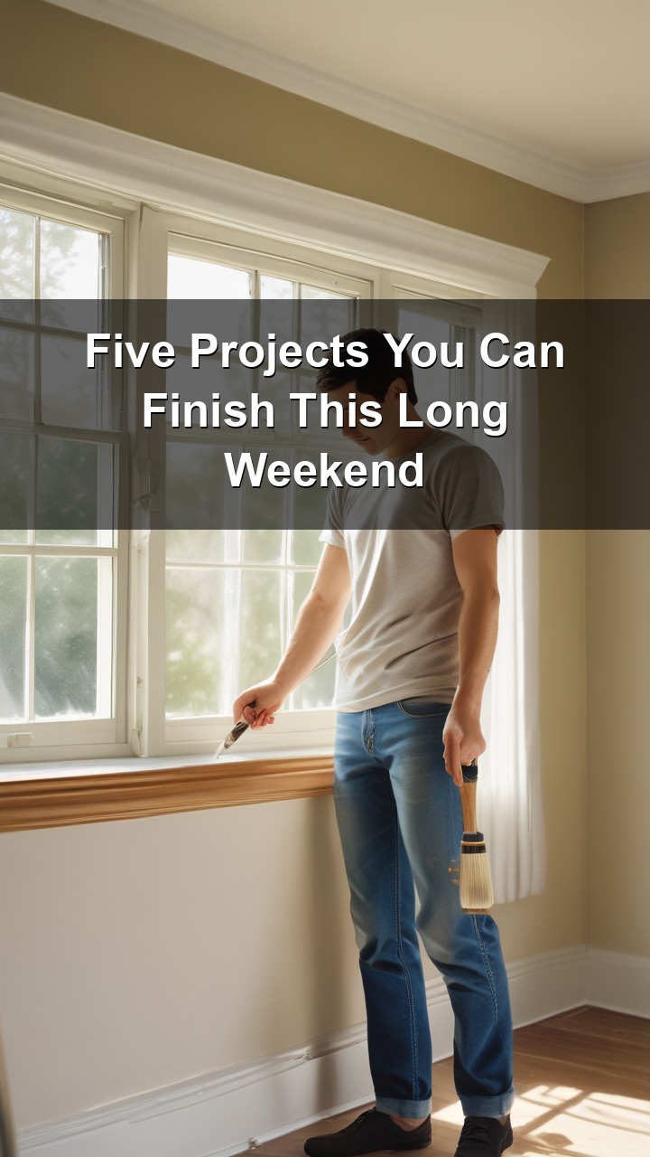 Don't let this long weekend slip by without tackling at least one upgrade. Small renovations can transform how your home functions and feels.