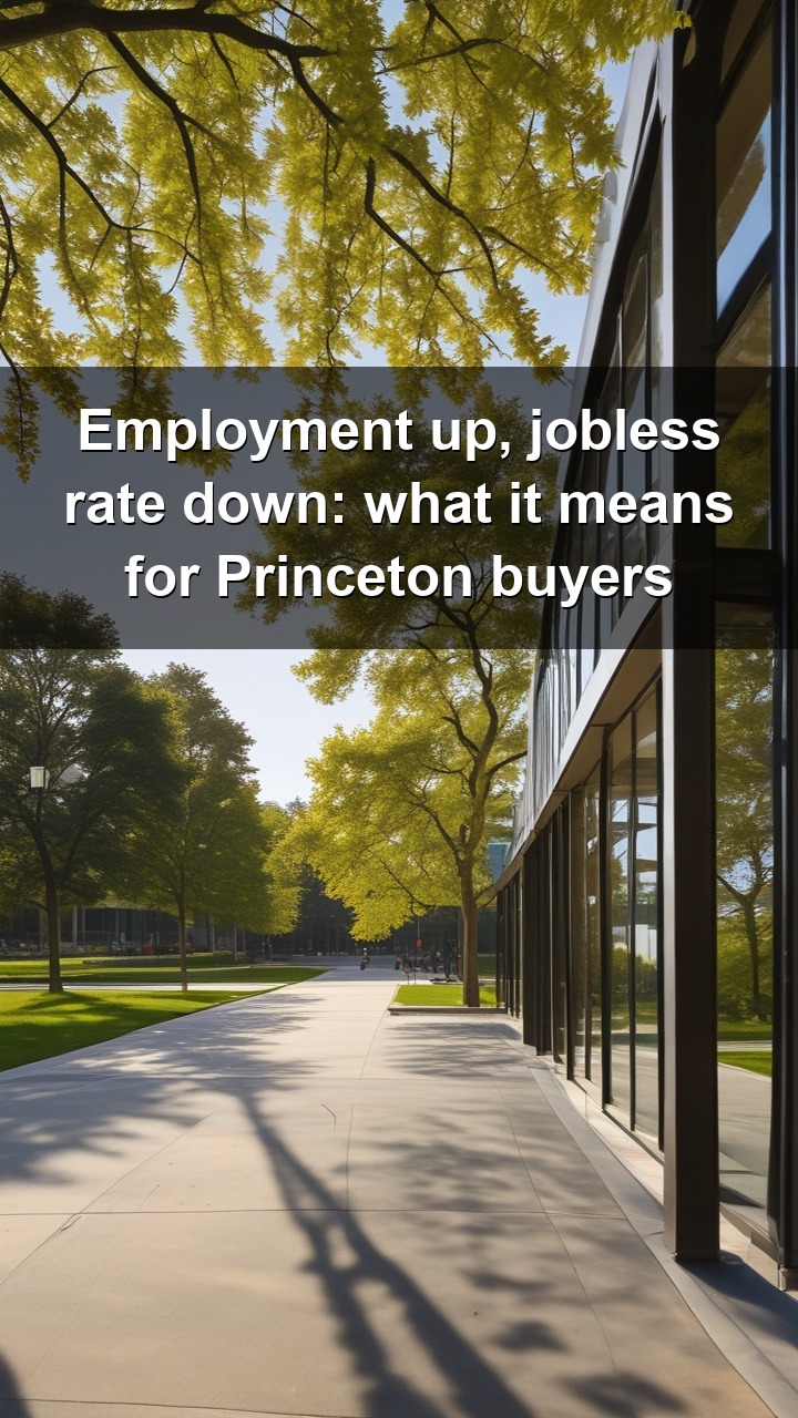 New Jersey added 5,800 jobs in March and the jobless rate dipped to 4.9%. For the Greater Princeton market, this kind of employment growth has real implications.