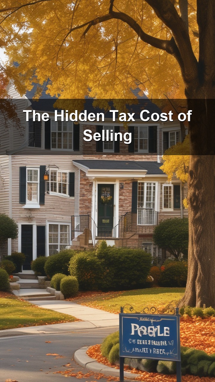 A new analysis just uncovered something counterintuitive: in some markets, the tax bill from selling can be so steep that keeping a home empty actually costs less.