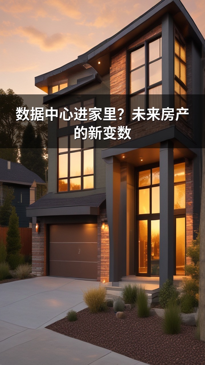 数据中心进家里？未来房产的新变数
