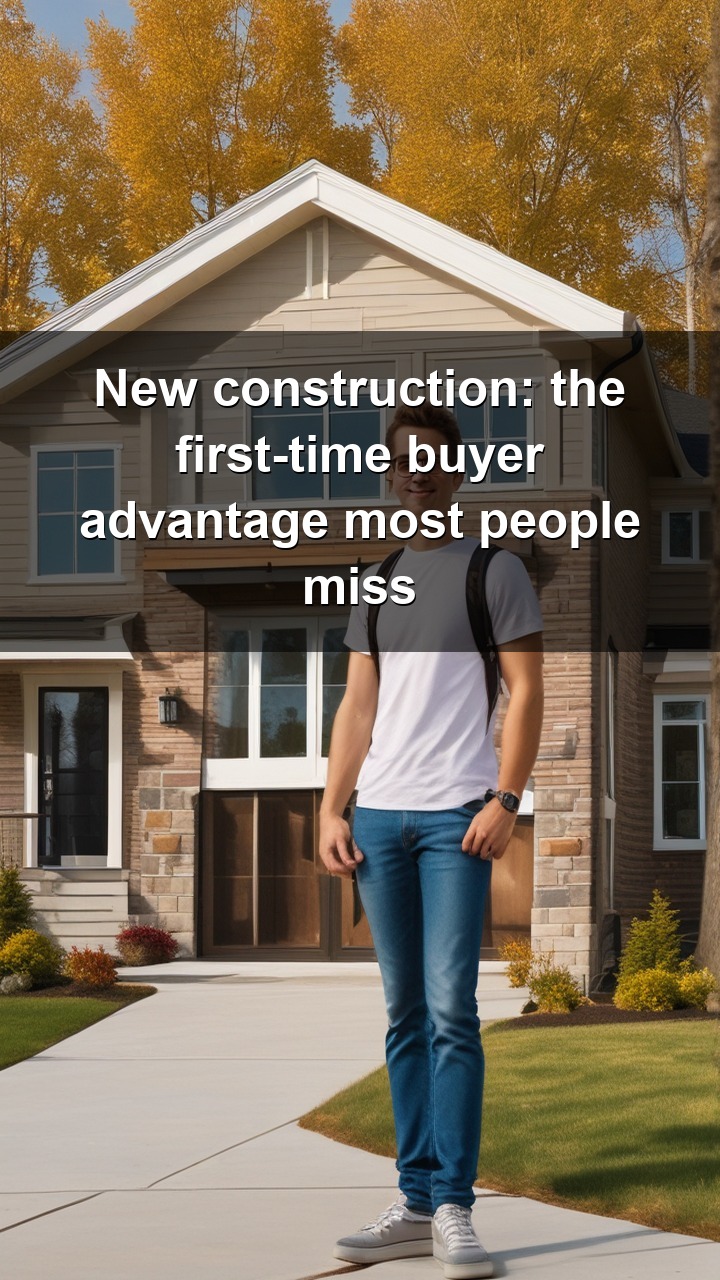 Most first-time homebuyers dismiss new construction as too expensive. But the numbers tell a different story.