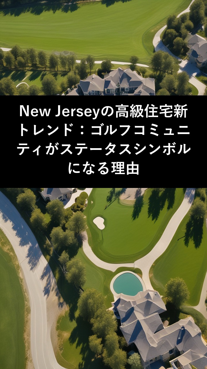 New Jerseyの高級住宅新トレンド：ゴルフコミュニティがステータスシンボルになる理由