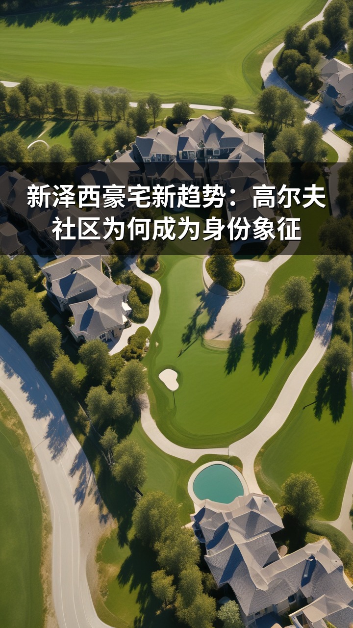新泽西豪宅新趋势：高尔夫社区为何成为身份象征