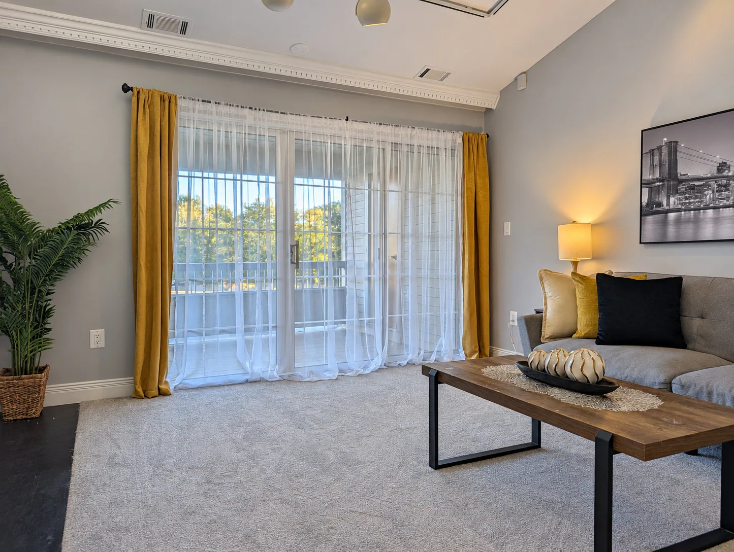 Living Room and Balcony