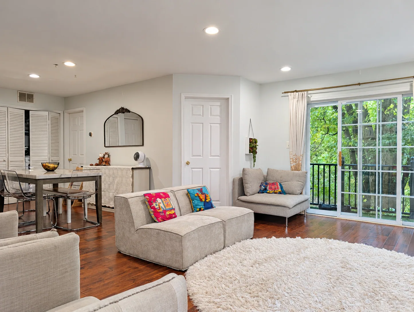 Open Living and Dining