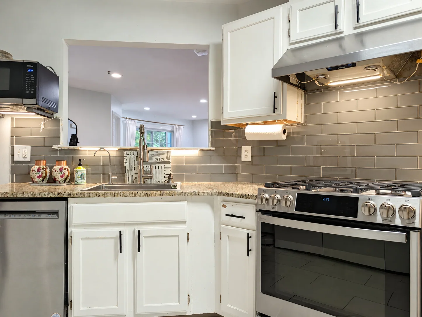 Granite and Stainless Kitchen