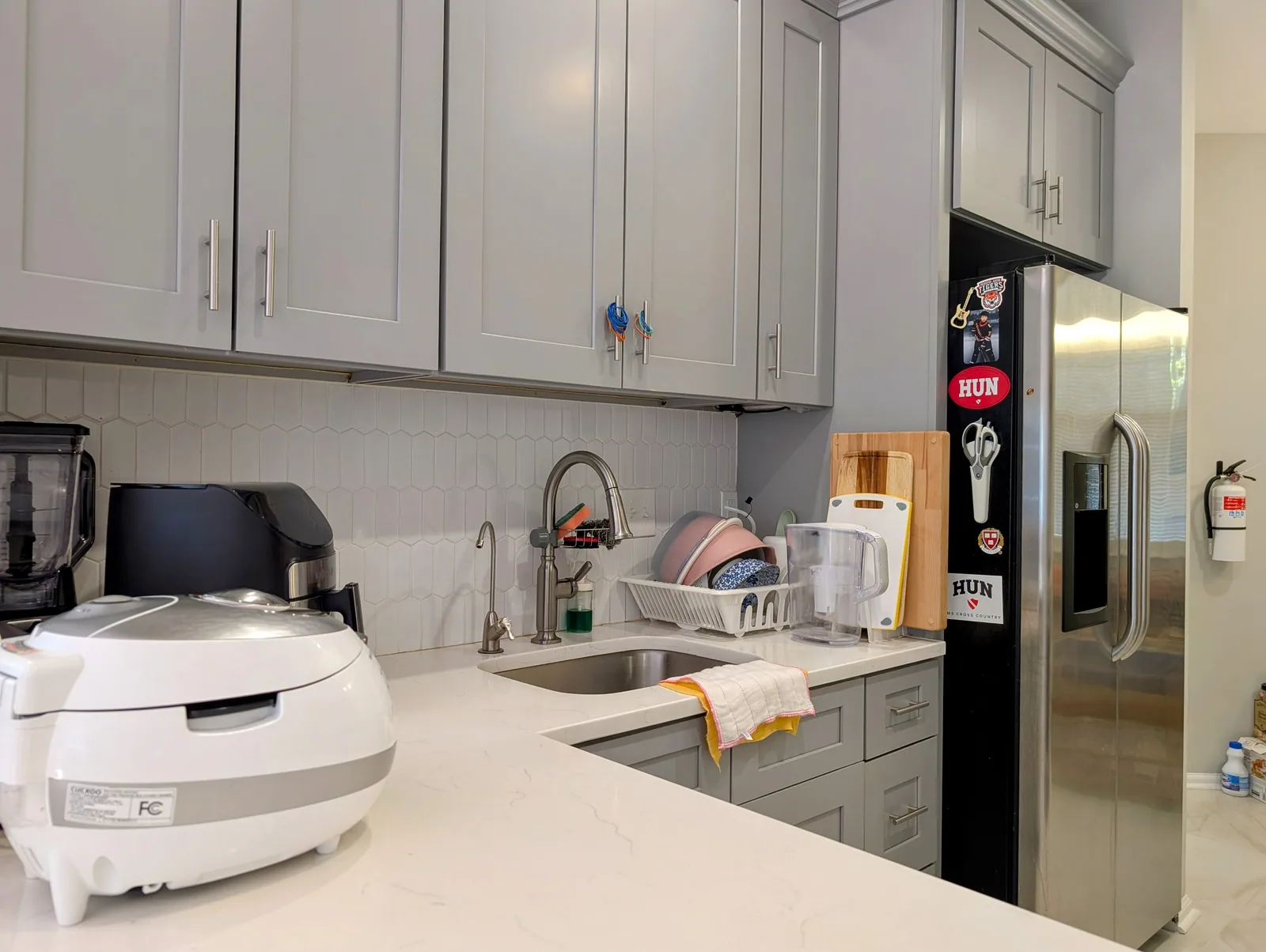 Quartz Island Kitchen