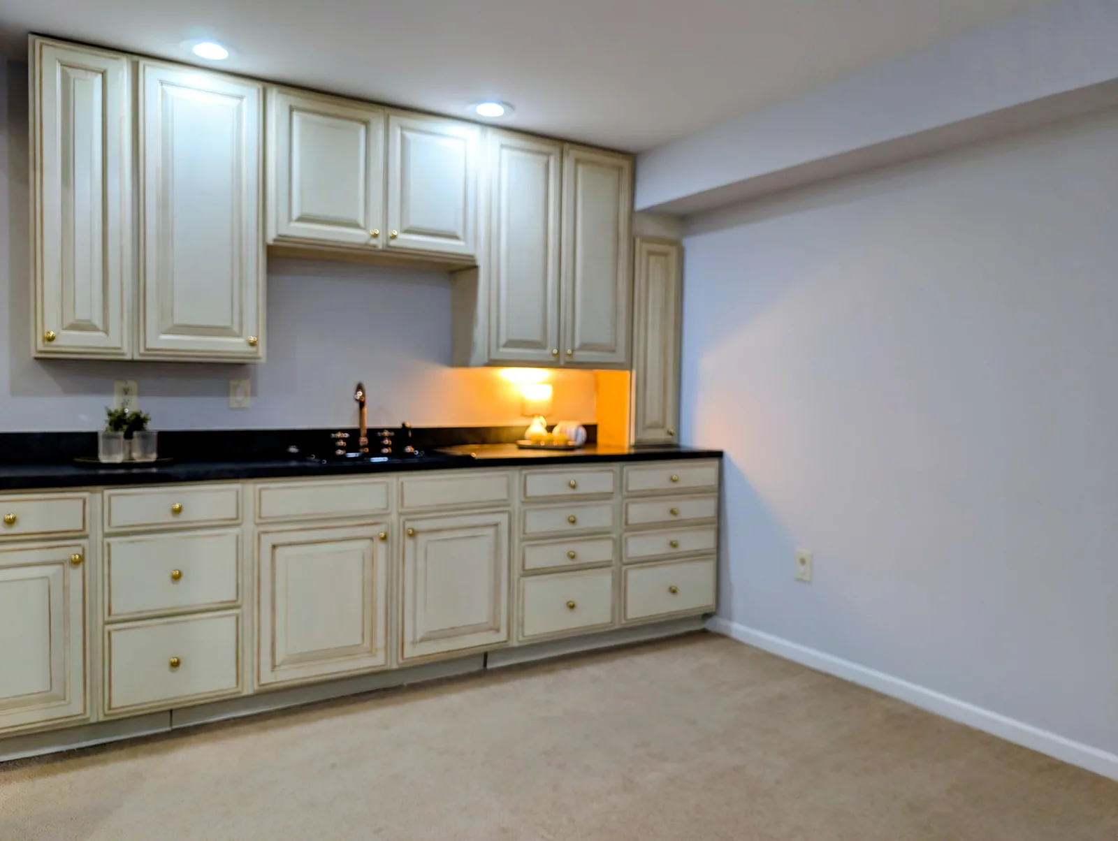 Finished Basement & Wet Bar