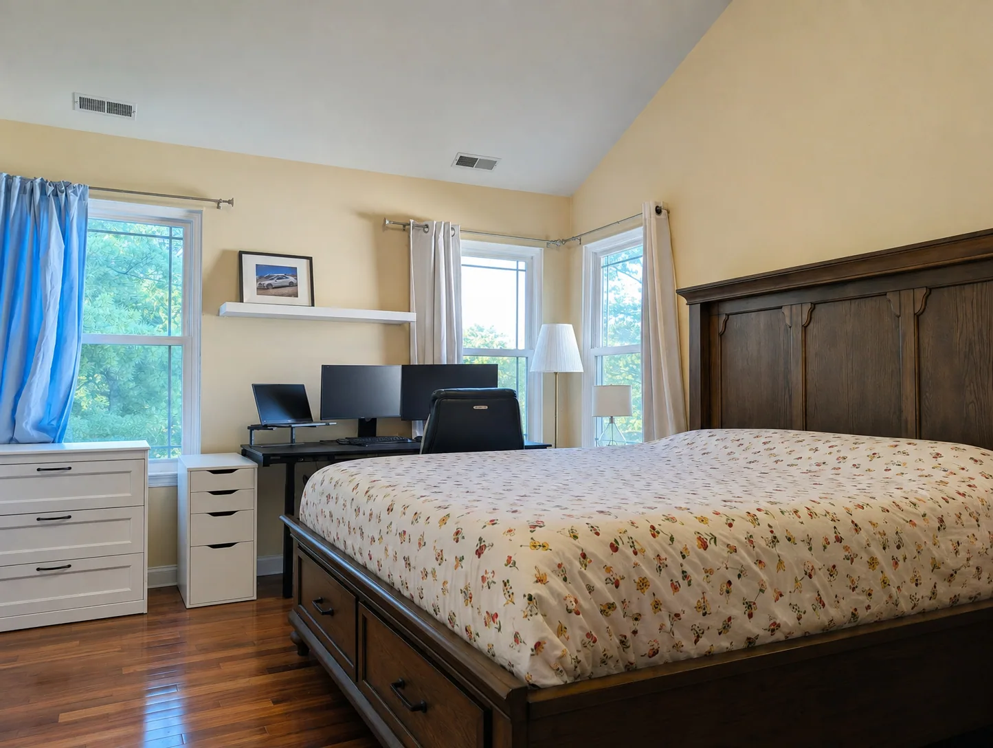Primary Suite with Work-From-Home Area